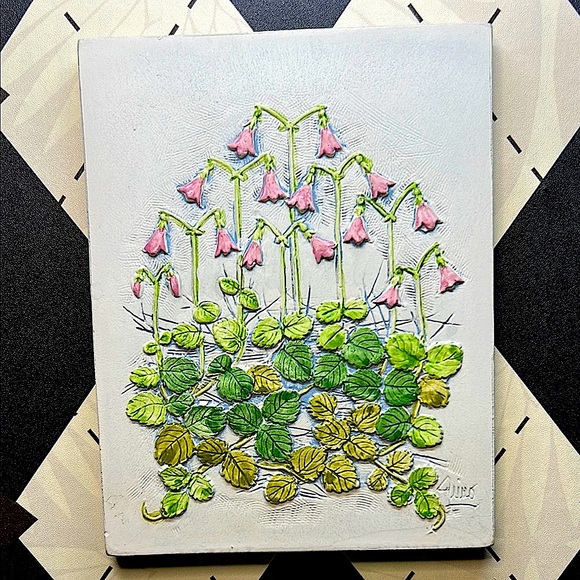 Vintage Light Switch Plate 3D Hummingbird + Collectible Joe Gantofta Tile - Picture 13 of 16